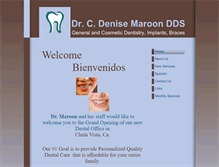 Tablet Screenshot of maroondds.com